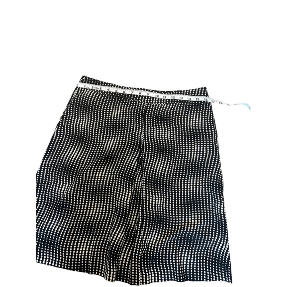JACOB Black & Tan Polka Dot A Line Mid Length Skirt 9/10 - Picture 7 of 9